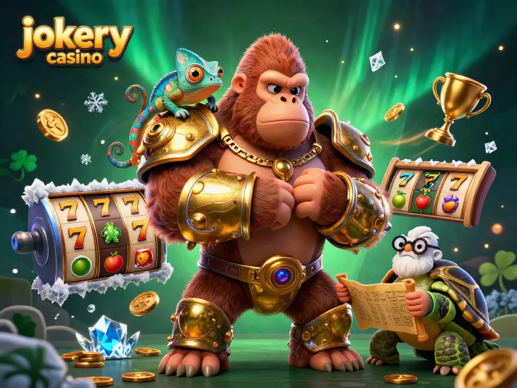 Experience thrilling gameplay at jokery casino with a vibrant scene featuring engaging gambling elements.