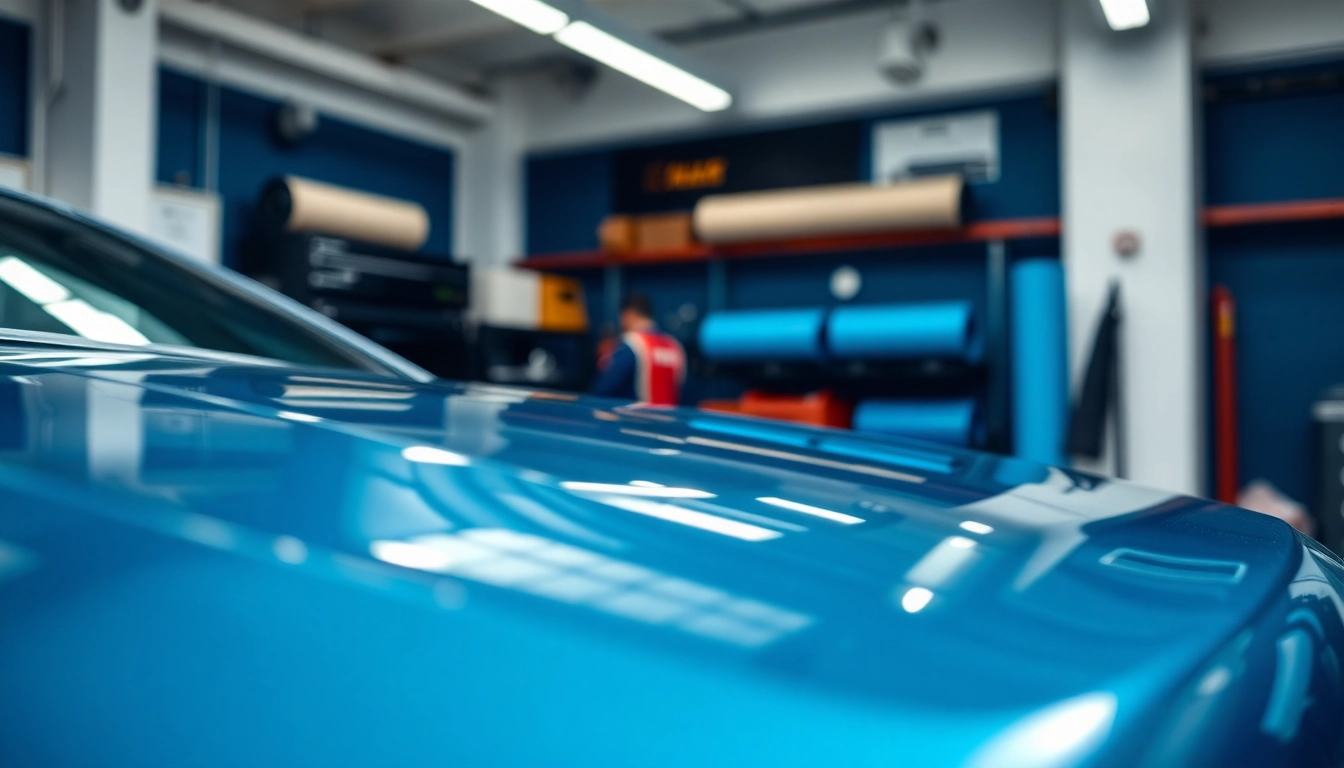Protective lackschutzfolie München application on a car surface with professional tools.