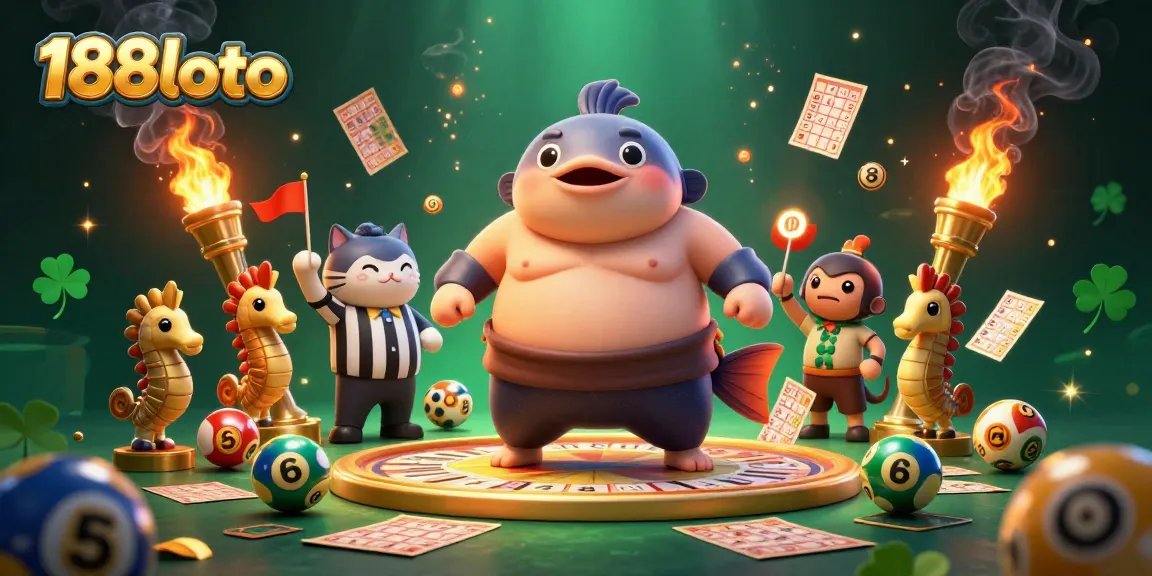 Engage with 188loto lottery action in a vibrant underwater casino scene featuring dynamic characters and game elements.