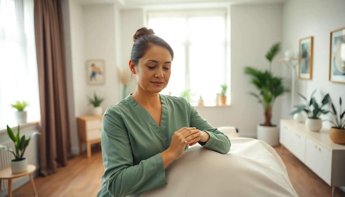 Osteopathie Kiel: Qualifizierter Osteopath führt sanfte Therapie in entspannter Umgebung durch.