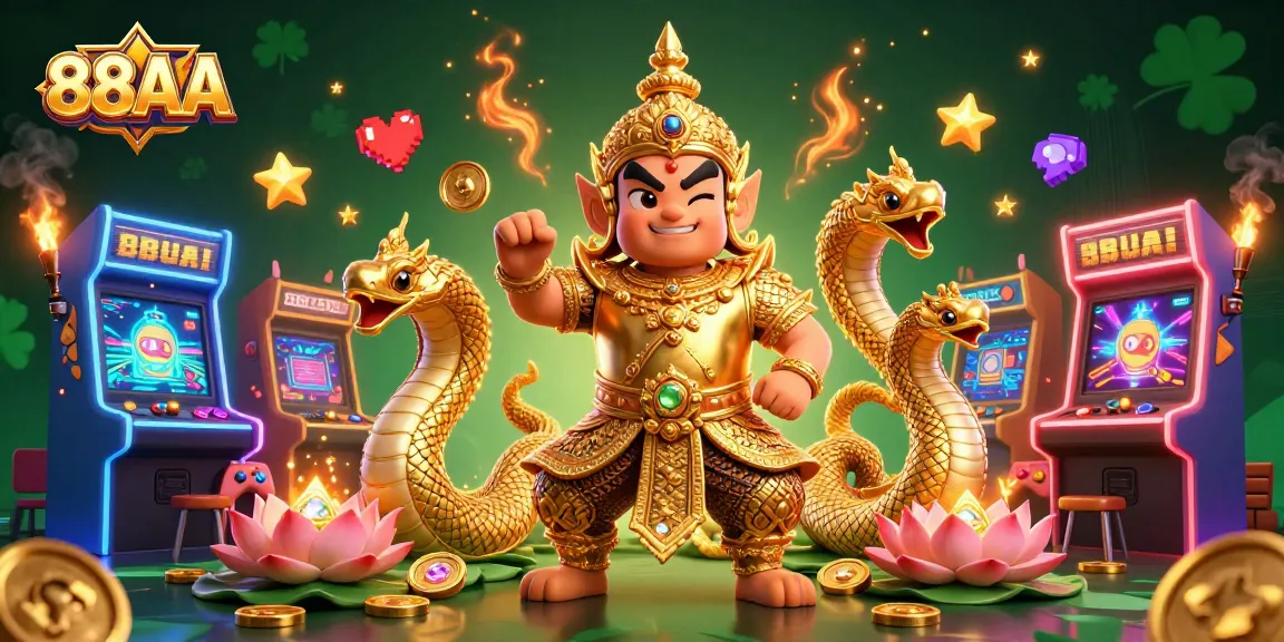Experience thrilling gameplay at 88AA with vibrant casino elements and engaging characters!