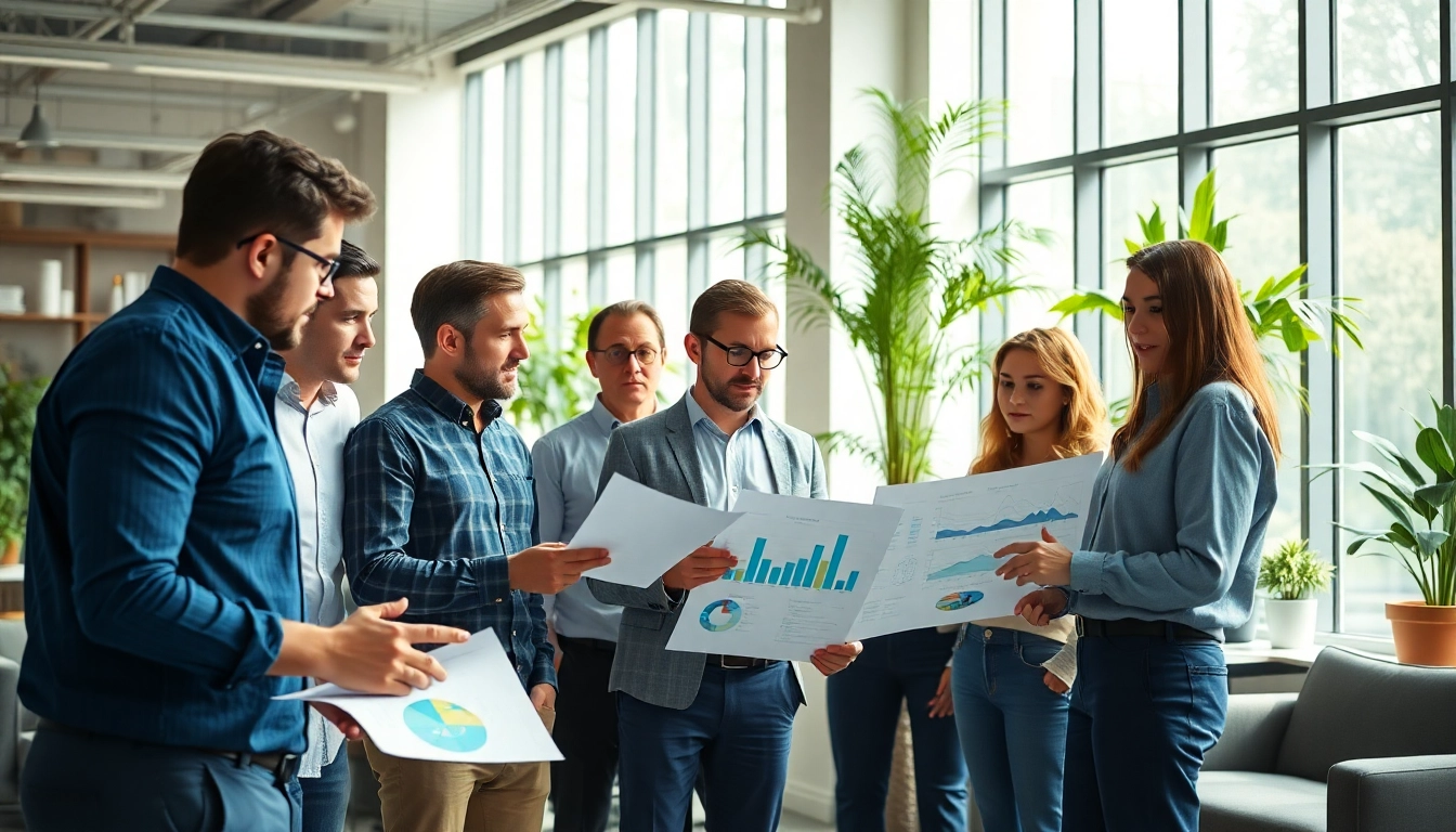 Headhunter Ingenieure collaborating effectively in a modern office environment.