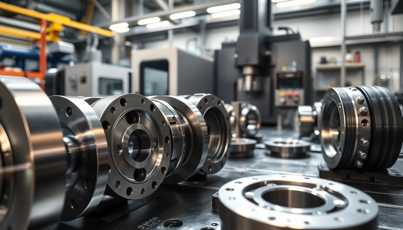 Hochwertige CNC drehteile in einem modernen Werkstattumfeld präsentieren Präzision und Verarbeitung.