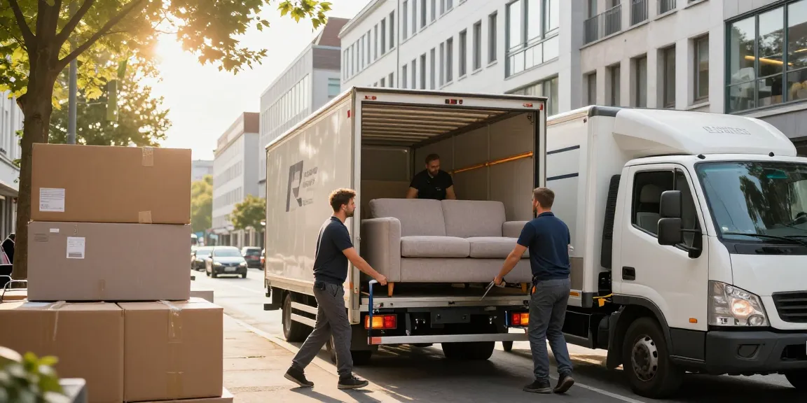 Umzugsunternehmen Ludwigshafen beim professionellen Umzug, Möbel werden sicher verladen.