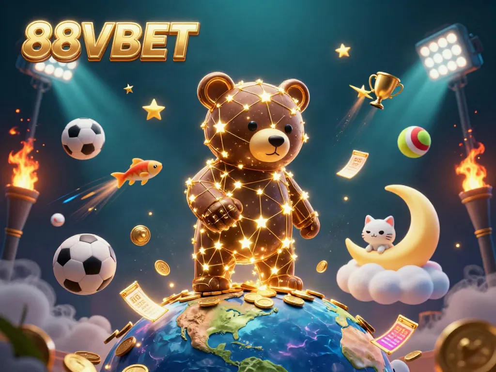 Experience thrilling sports betting with 88VBET as golden stars and dynamic game elements collide.