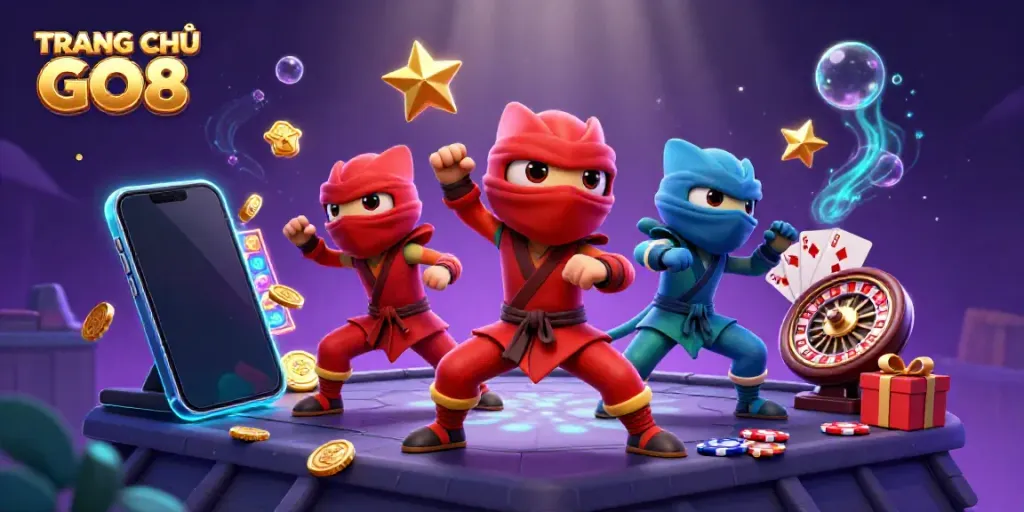 Experience thrilling slots at TRANG CHỦ GO8 with vibrant chameleons showcasing exciting wins and dynamic game elements.