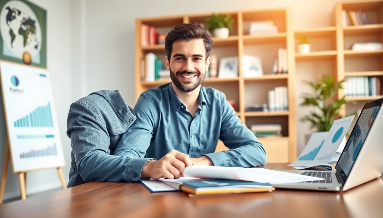 Flexible Finanzierung unterstützende Beratung in einem modernen Büro mit Finanzdokumenten