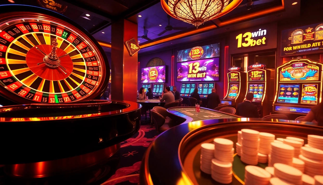 Experience the thrill of the 13win bet at a luxurious casino filled with engaging games.