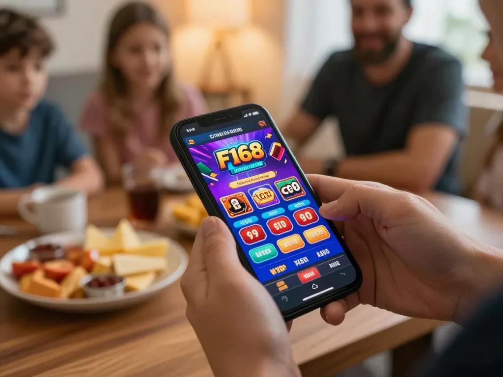 Engaging gameplay with the F168 app showcasing online casino options, perfect for strategic betting.
