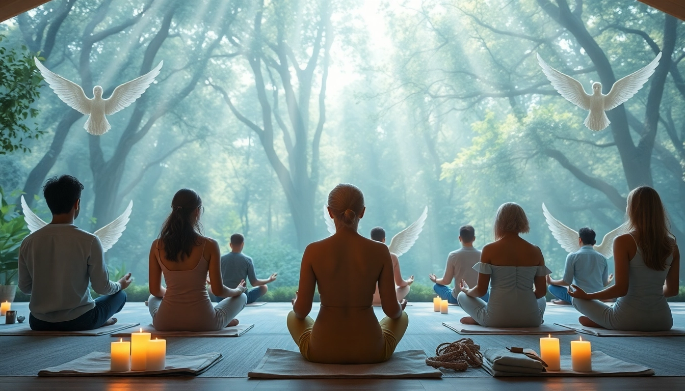 Besonders wichtig ist die meditative Angel-Retreat-Umgebung mit harmonischer Atmosphäre.