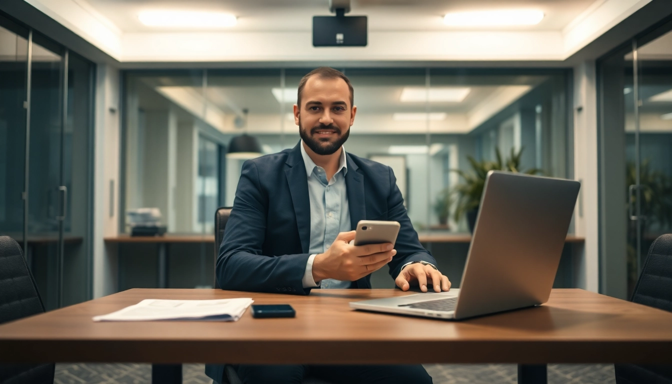 Headhunter Hannover im modernen Büro-Setting, konzentriert auf die Rekrutierung von Talenten.