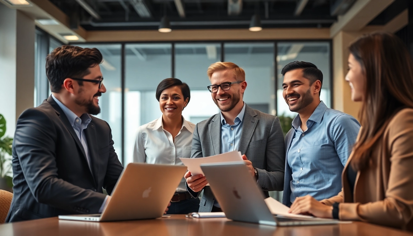 Headhunter Schweiz, professionelle Beratung in einem modernen Büro mit vielfältigen Kandidaten.