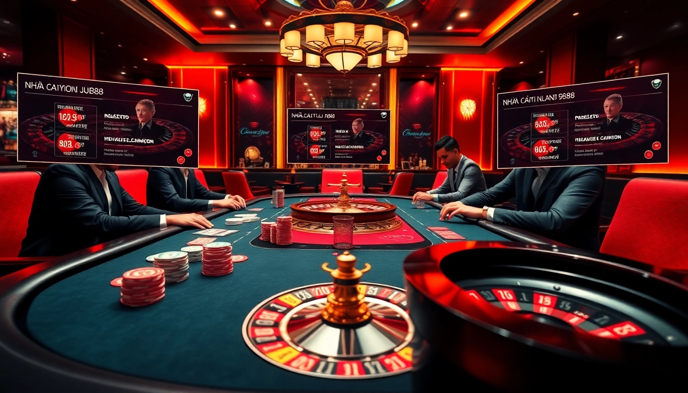 Experience the excitement at Nhà cái Jun88 with thrilling casino games and engaging players.