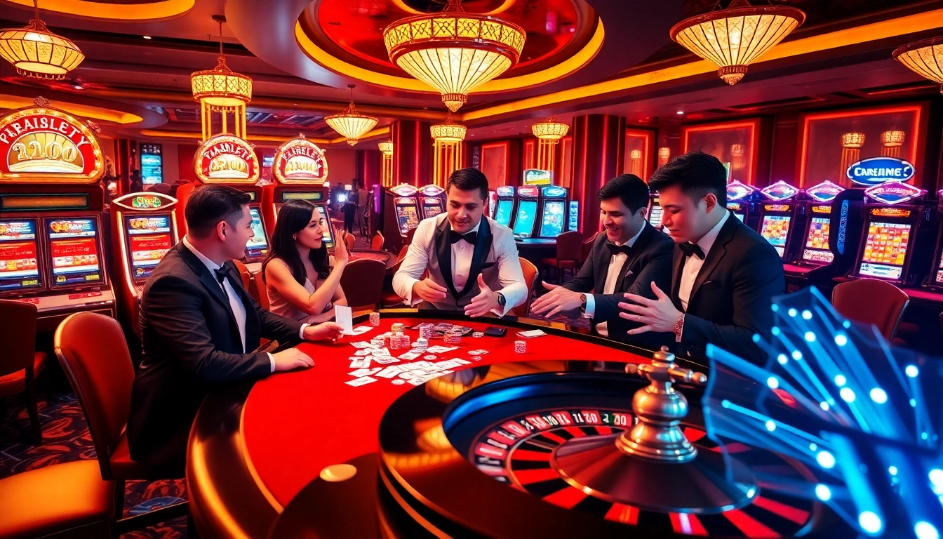 Experience the thrilling atmosphere of TT88 with professional dealers and casino games.