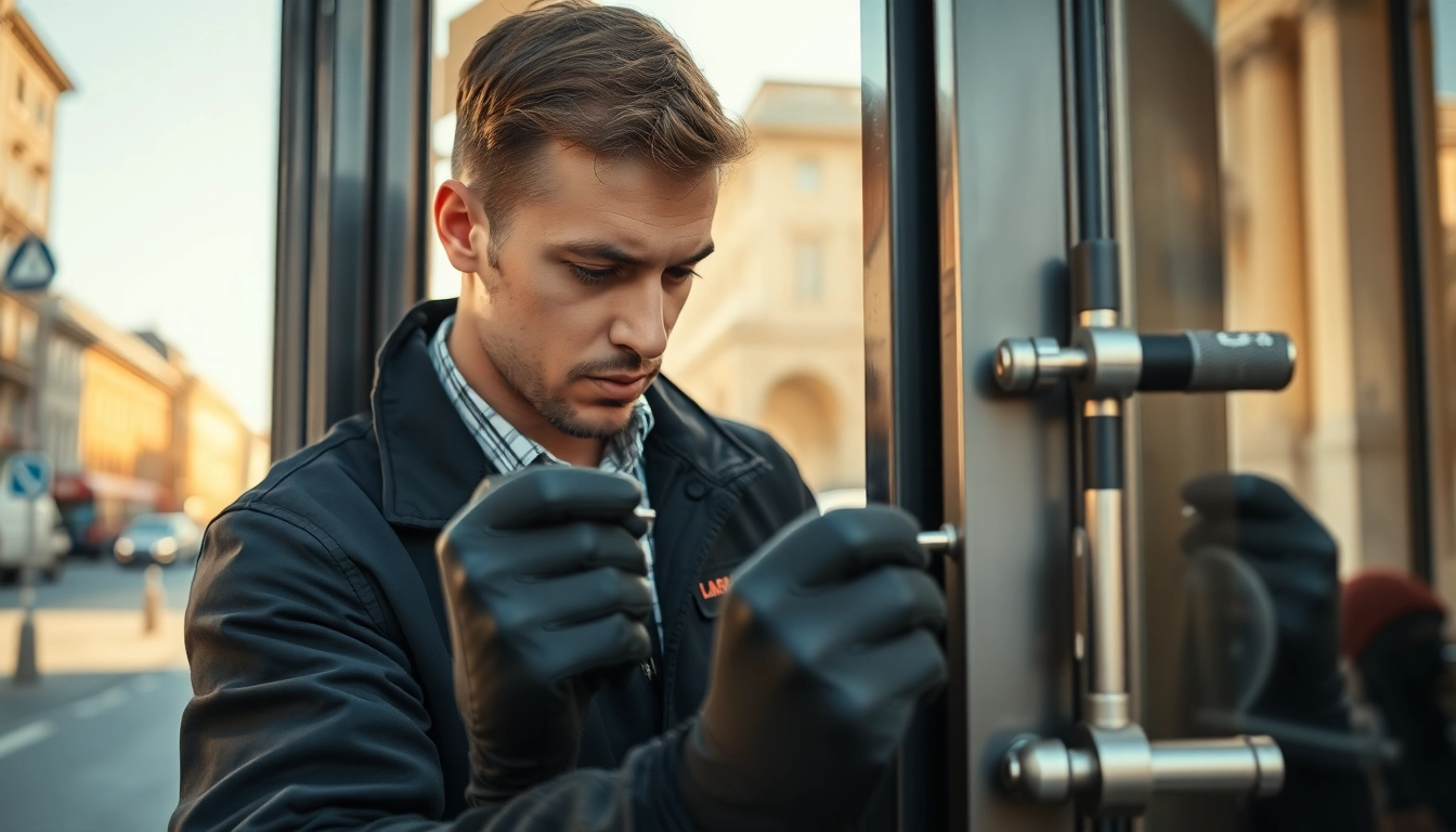 Türöffnung Berlin durch einen professionellen Schlüsseldienst in einer Berliner Straße