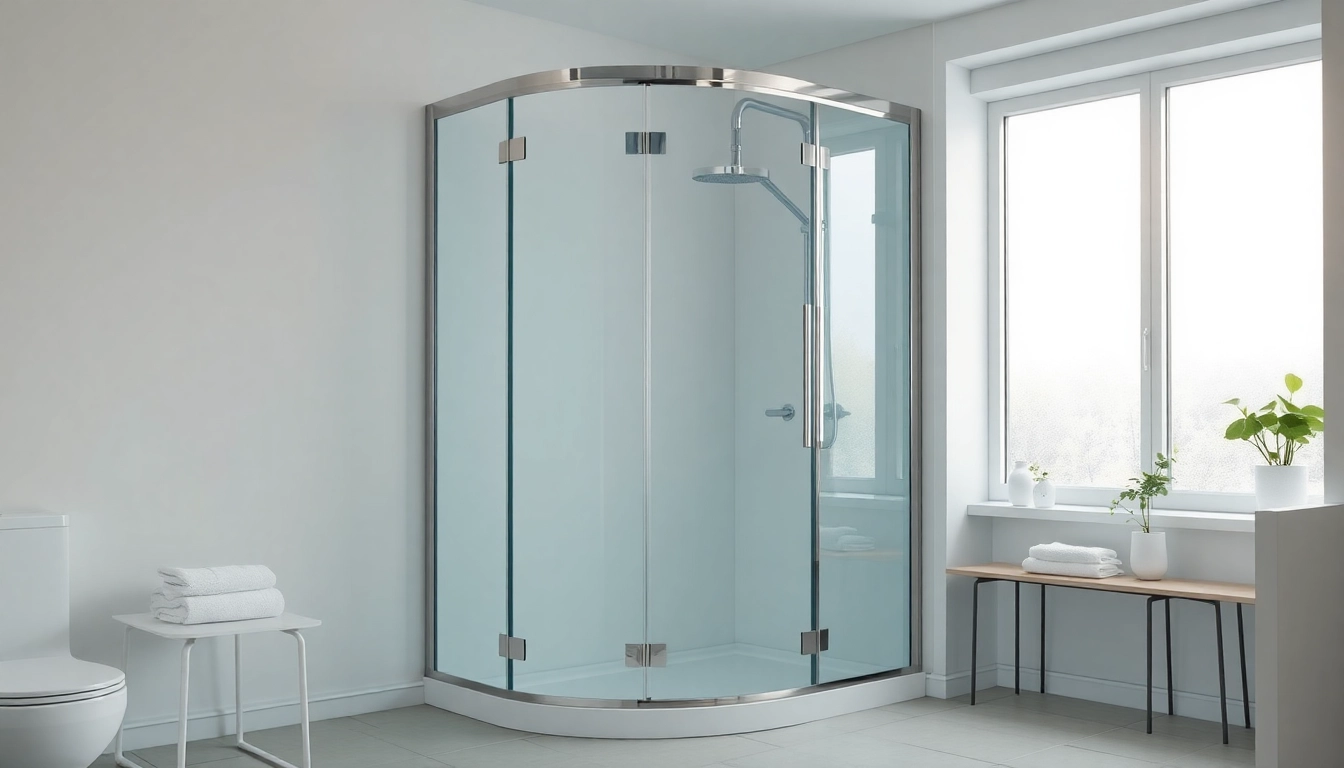 Moderne duschkabine 90x90 komplett in einem stilvollen Badezimmer mit eleganten Akzenten.