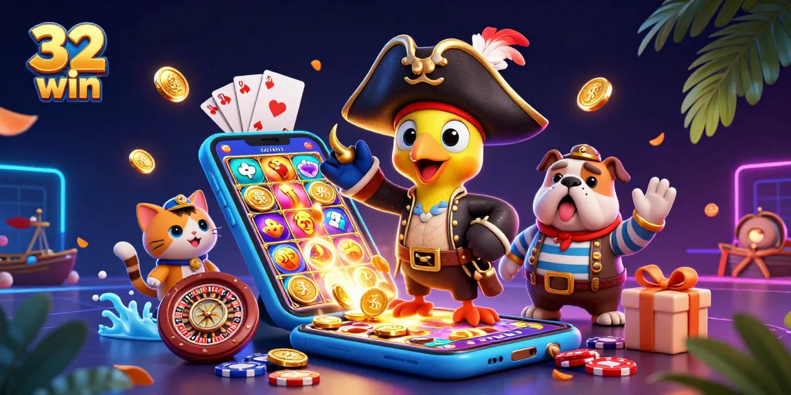 Play the exciting slot games at 32 win and experience vibrant casino action.